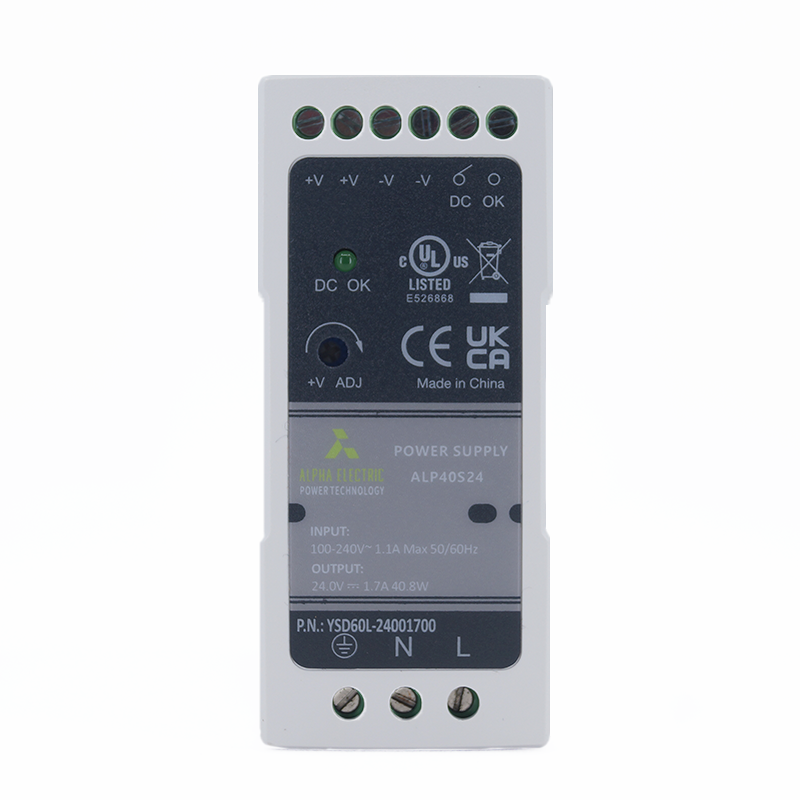 Fuente de Poder Alpha Electric 40W salida 24vcd entrada 100-240vca