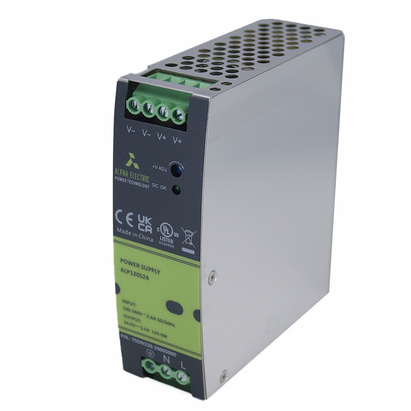 Fuente de Poder Alpha Electric 120W salida 24vcd entrada 100-240vca