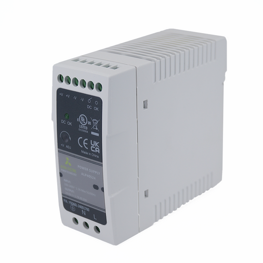 Fuente de Poder Alpha Electric 40W salida 24vcd entrada 100-240vca